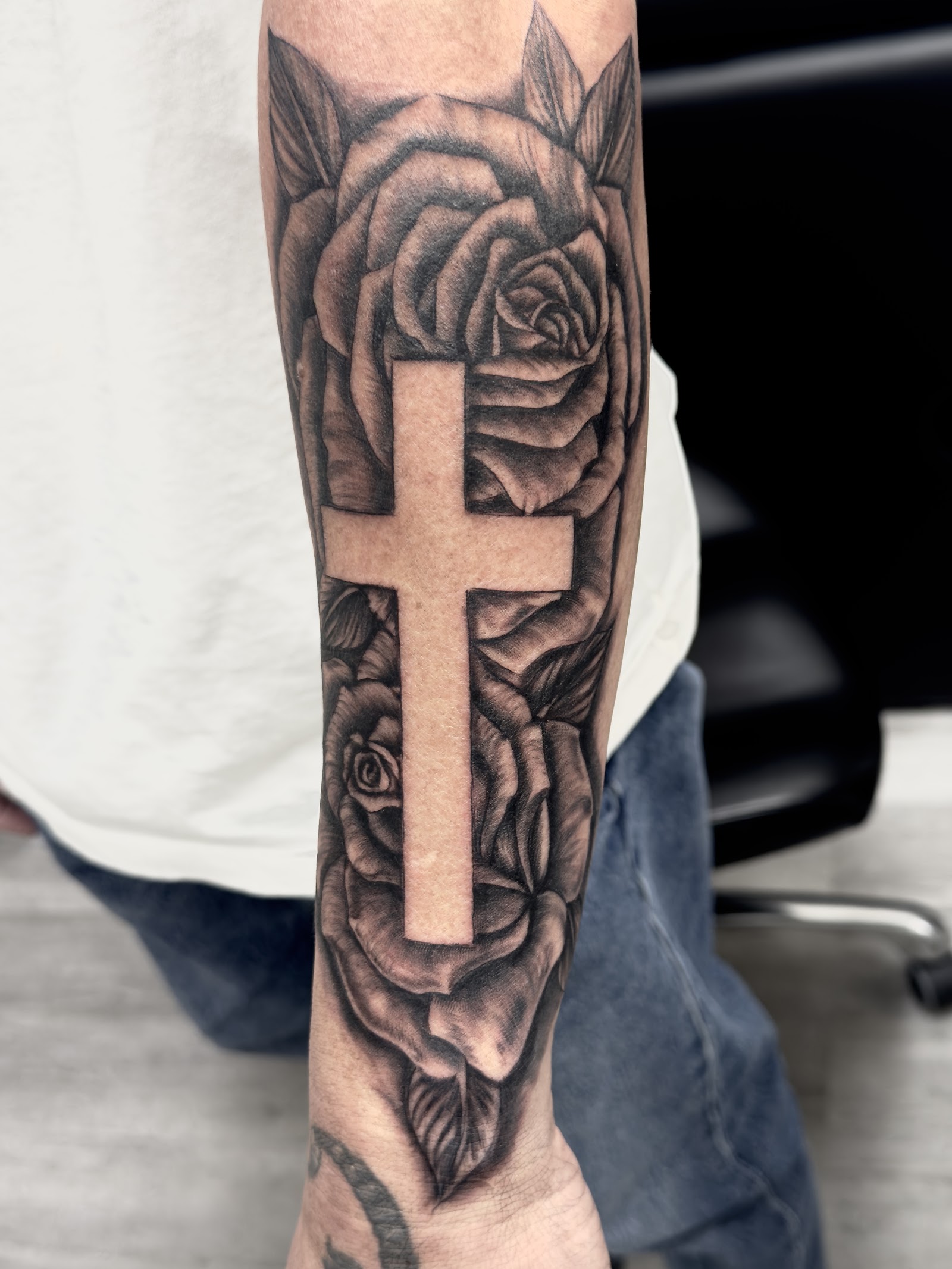 Pi&egrave;ce tatouage r&eacute;alis&eacute;e par Antonelli